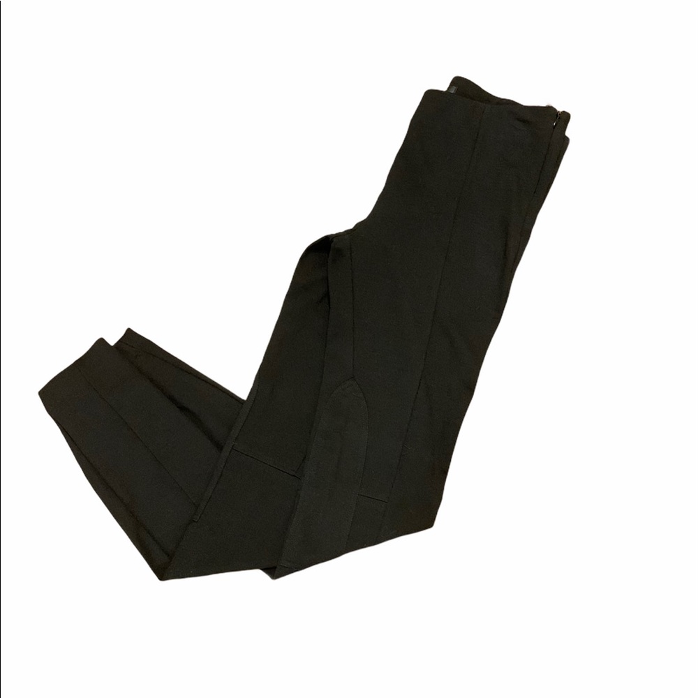 Mango suit viscose black pants